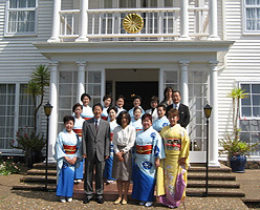 オークランドの日本国総領事公邸を表敬訪問
